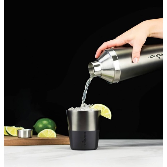 Insulated Cocktail Shaker, 20 oz Stainless Steel with Built In Strainer - Picture 5 of 9